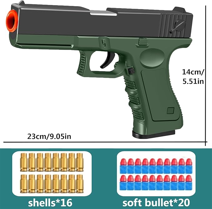 Shell Ejecting Pull-Back Gun