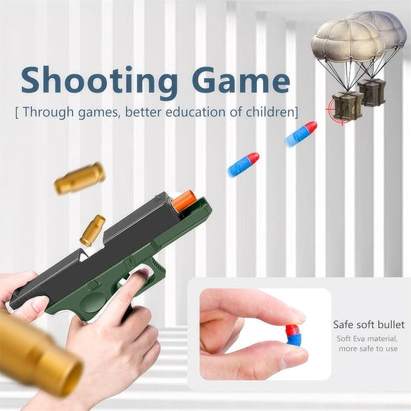 Shell Ejecting Pull-Back Gun