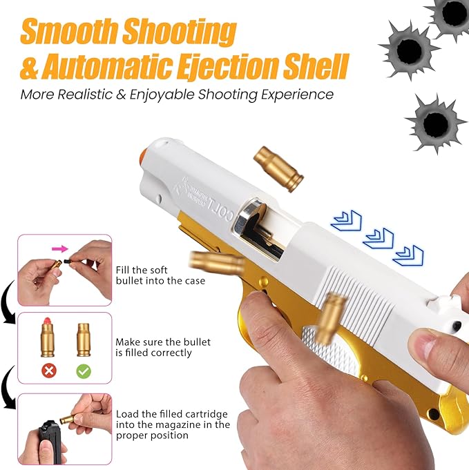 Toy Gun with Shell Ejecting