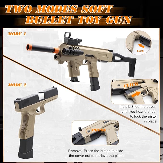 Bullet Toy Gun with Scope