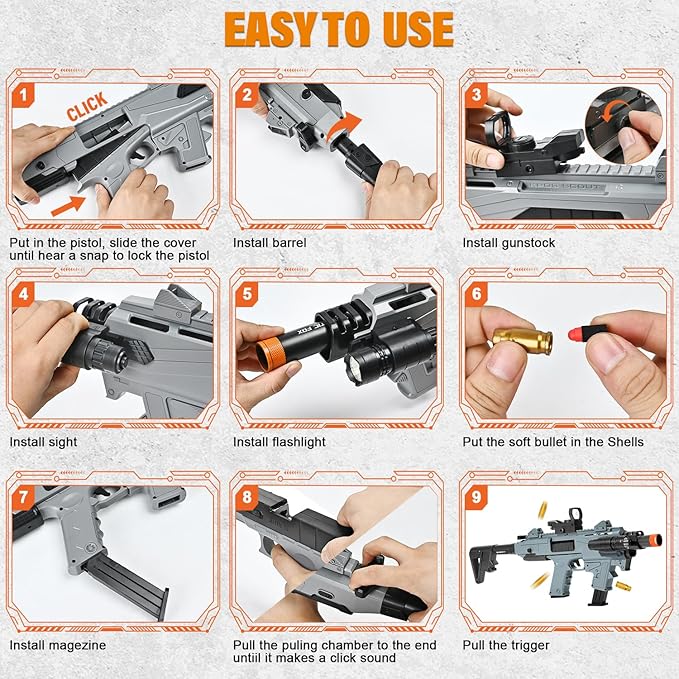 Soft Bullet Toy Pistol