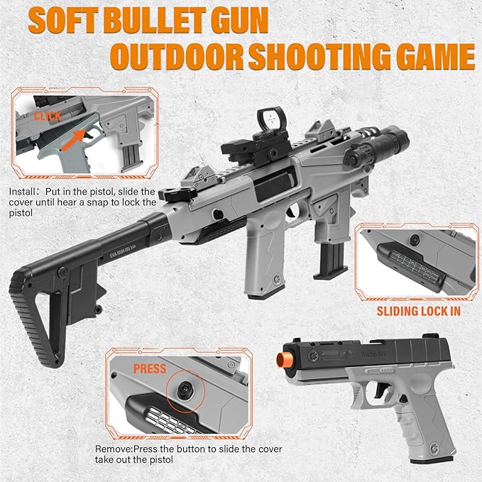 Soft Bullet Toy Pistol