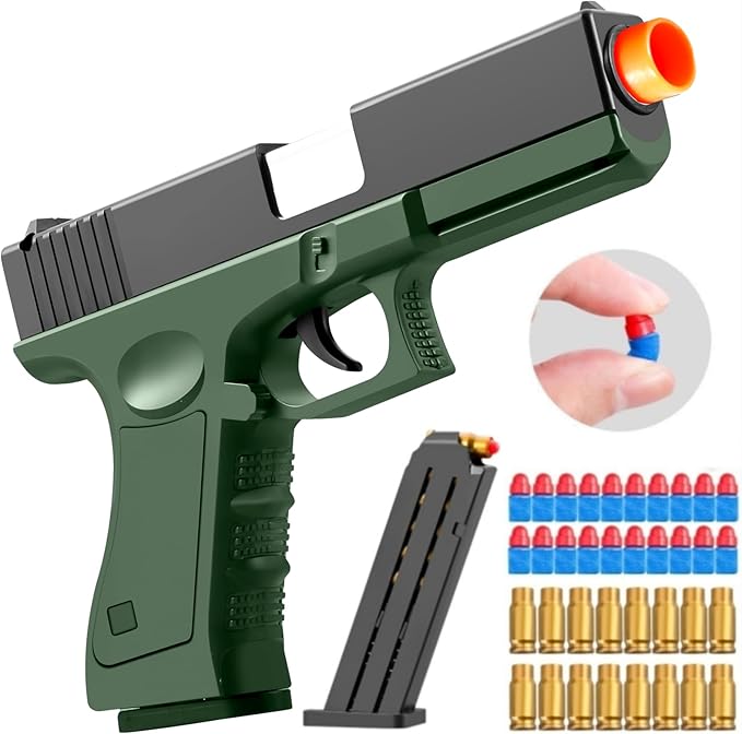 Shell Ejecting Pull-Back Gun